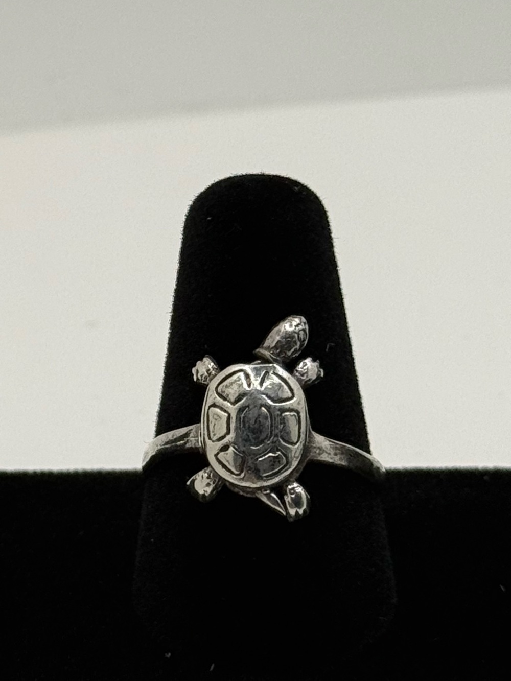 Sterling Silver Turtle Ring (Turtle Moves)